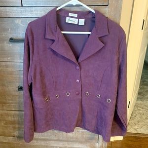 Eggplant purple blazer